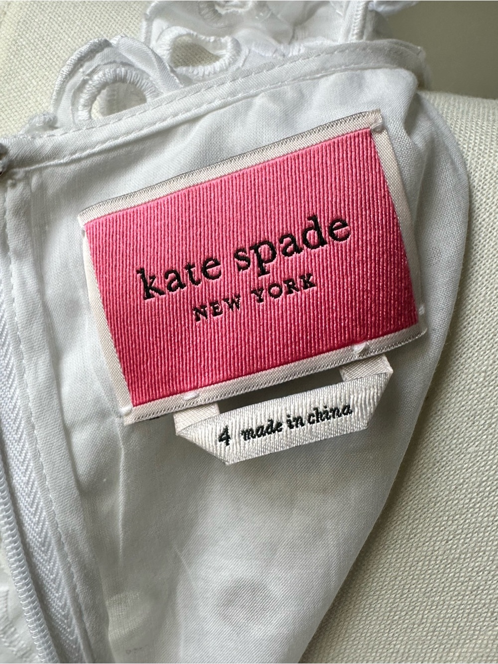 kate spade White Eyelet Midi Dress - Picture 5 of 5